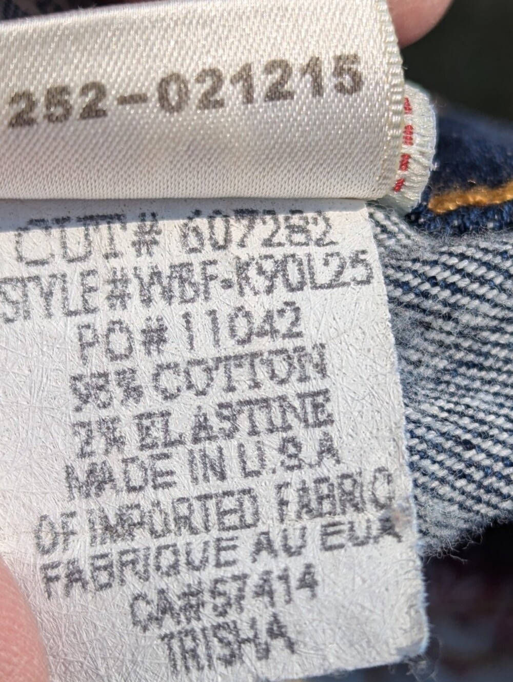 Y2K True Religion Trisha Bootcut Jeans Low Rise Horseshoe Pocket Indie Sleaze - Picture 14 of 17